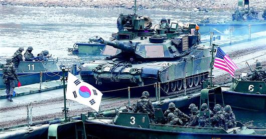 美韩军演最新消息与图片概述,实时更新军演动态及图片展示