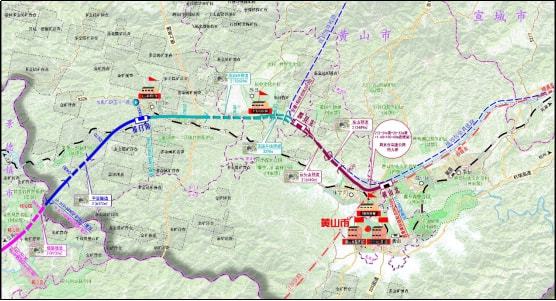 昌景黄高铁最新路饯图,昌景黄高铁最新路线图,一段温馨的高铁之旅