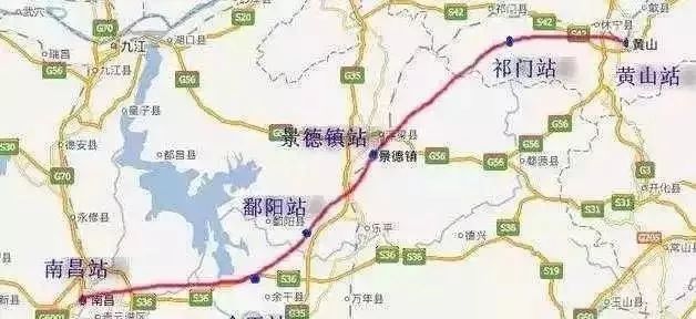 昌景黄高铁最新路饯图,昌景黄高铁最新路线图,一段温馨的高铁之旅