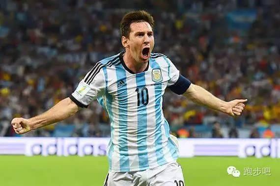 梅西最新庆祝,足球场上的王者风采