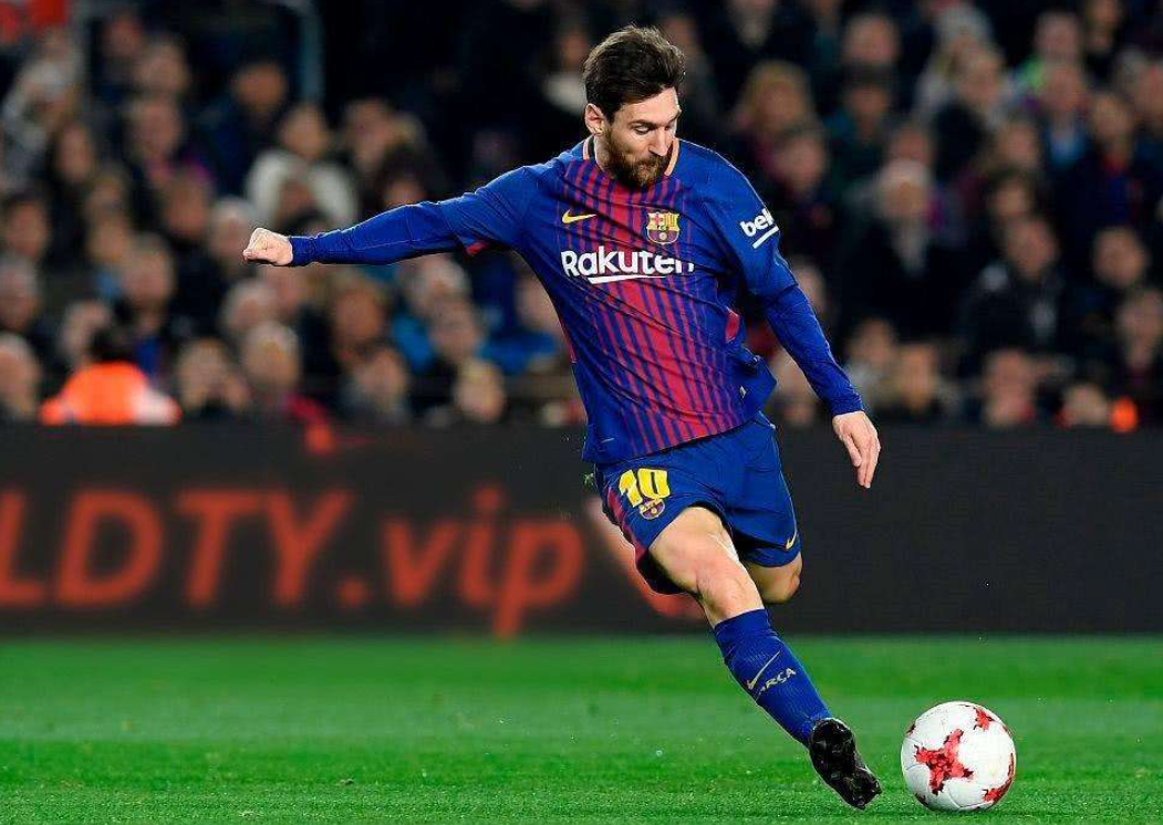 梅西最新庆祝,足球场上的王者风采