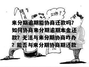 来分期最新论述