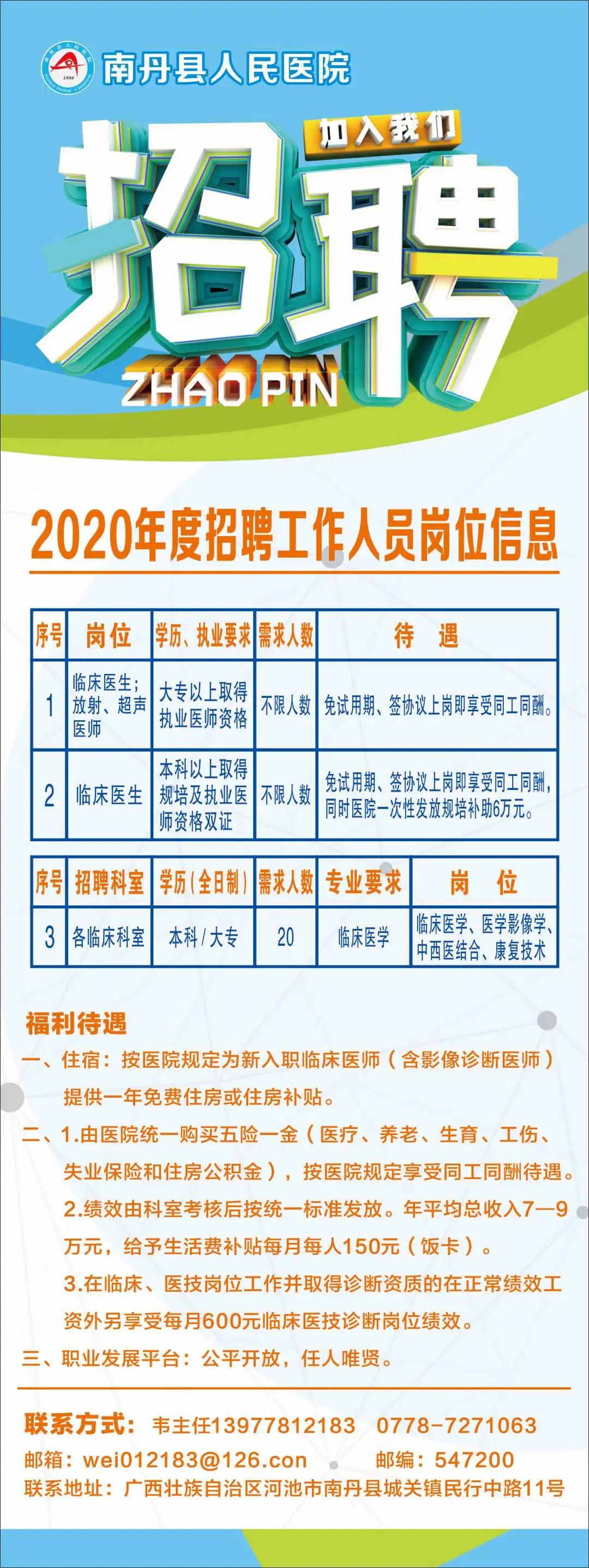 🌟南丹在线最新招聘信息汇总🌟