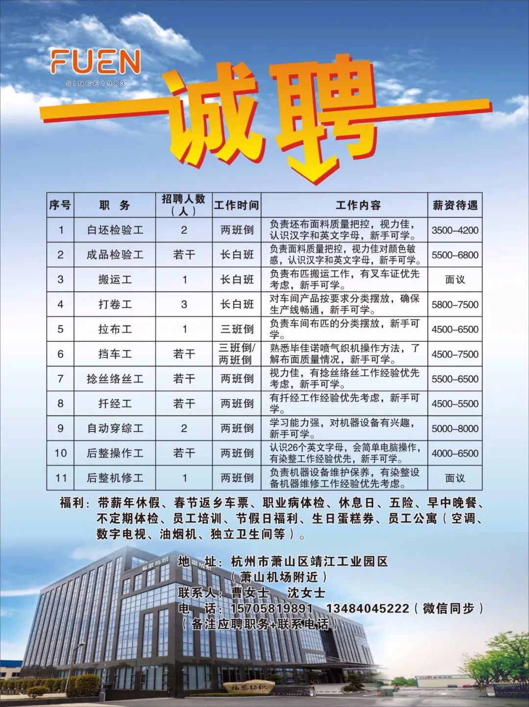 最新下料工招聘信息,变化带来自信与成就感,启程职场新征程!