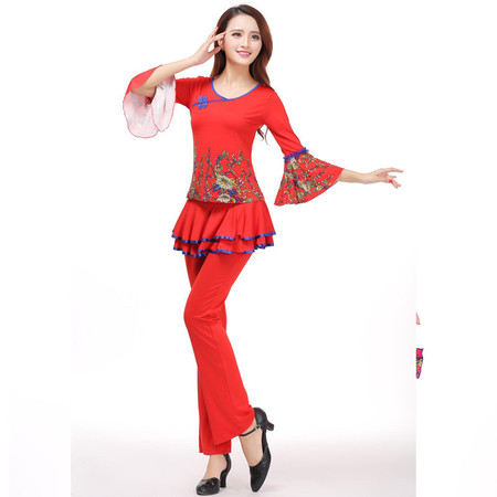 最新广场舞春夏套装,时尚舒适的舞蹈之选