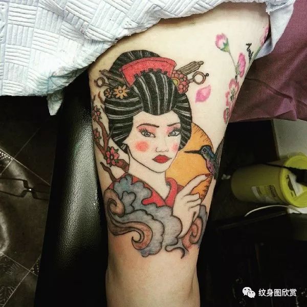 最新艺妓纹身图案大全——纹入心间的友情印记