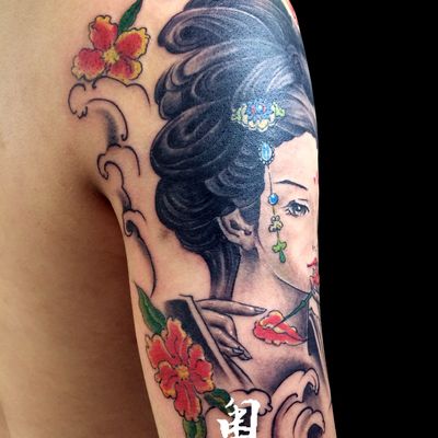 最新艺妓纹身图案大全——纹入心间的友情印记