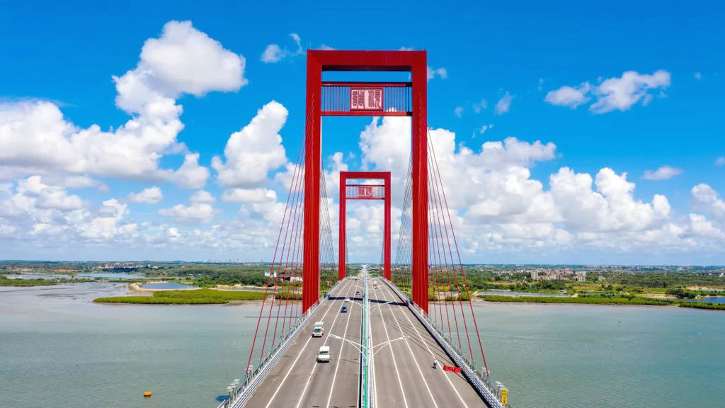 调顺跨海大桥最新进展,桥上的温馨日常