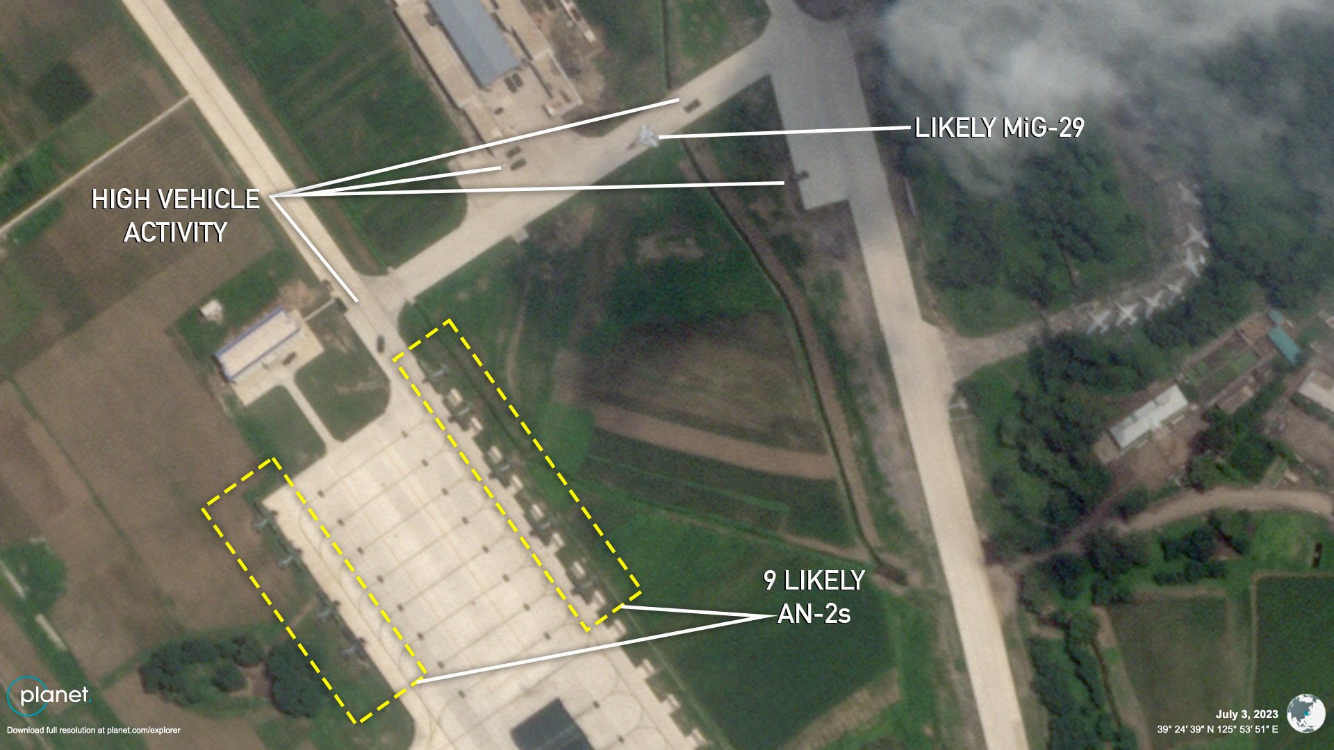 关于阚集军事机场最新航拍图的探讨