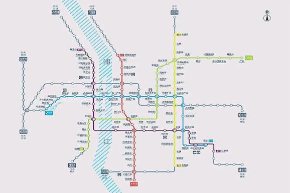 长沙地铁最新线路图与一段温馨的旅程