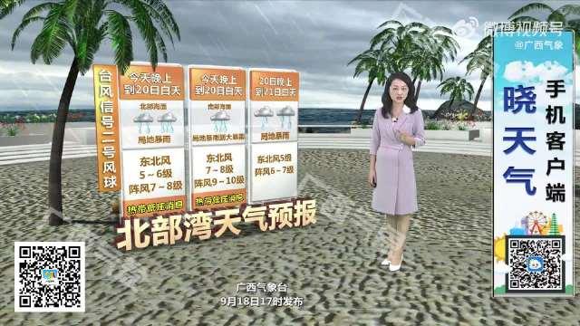 北部湾最新天气预报