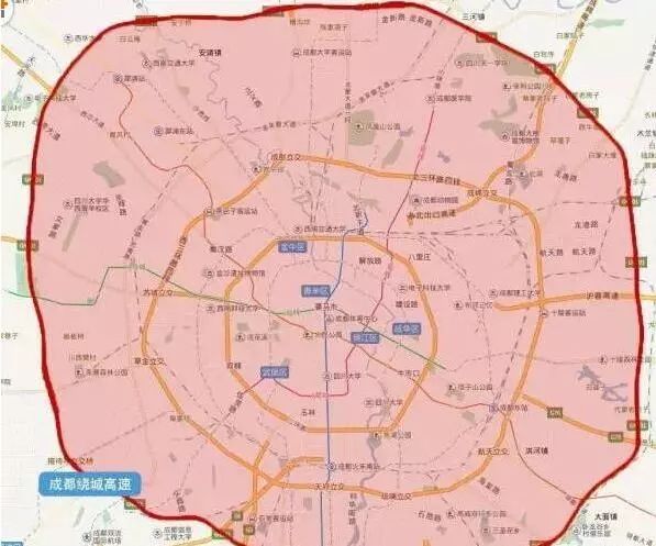 成都限行区域最新动态