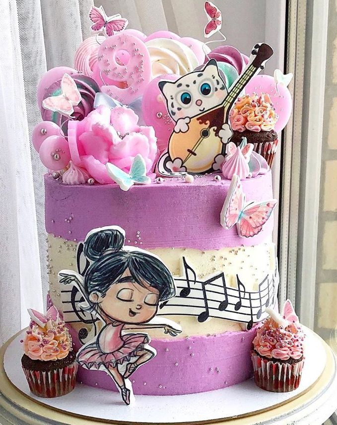 动漫生日蛋糕图片，流行文化的甜蜜交织