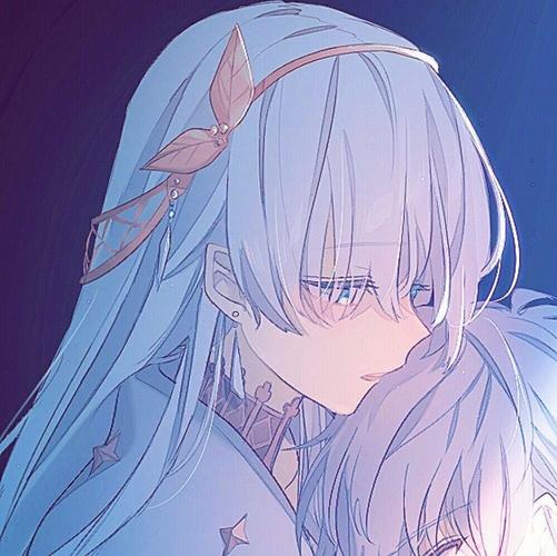 动漫情侣头像蓝色,科技新品呈现,让爱与二次元共生